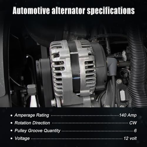 Alternator for 2005-2007 CTS V6 2.8L, 2004-2007 CTS V6 3.6L 11044N - size: 2004-2007 CTS V6 3.6L