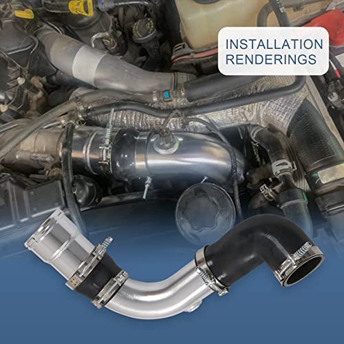 Cold Side Intercooler Pipe Kit Compatible With Ford F250 F350 6.7 2011-2016 - size: Cold Side Intercooler Pipe Boot Kit