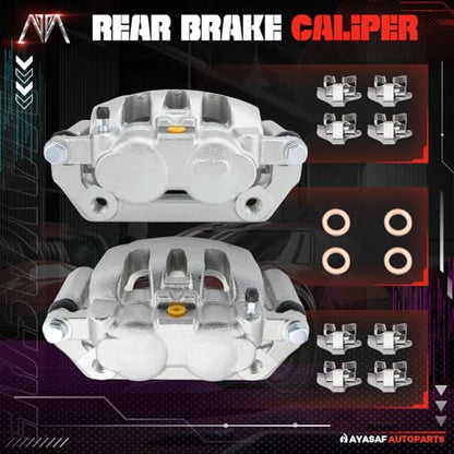 18B5076 18B5077 Rear Left&Right Disc Brake Caliper Assembly Set - color: Rear Left & Right