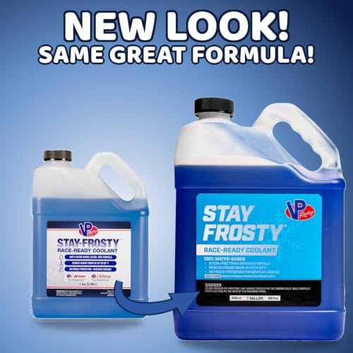 VP Racing Fuels 23051 Stay Frosty Race-Ready Coolant, 1 Gallon (1 Pack) - color: Race-Ready, size: 1 Gallon