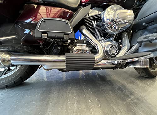 Leg Heat Shield High Temperature Touchable Exhaust Cover Insulation Protector Universal Fit Muffler Guard Silicone for Harley Suzuki Kawasaki Yamaha Honda MHP156