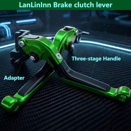 Motorcycle Brake and Clutch Levers Modified Parts For ZX-6R 636 2025 2026 - color: Green