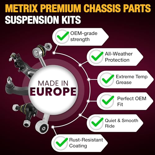 Metrix Premium Chassis Parts Outer & Inner Tie Rod End Kit Fits Toyota RAV4 - size: 96090MT