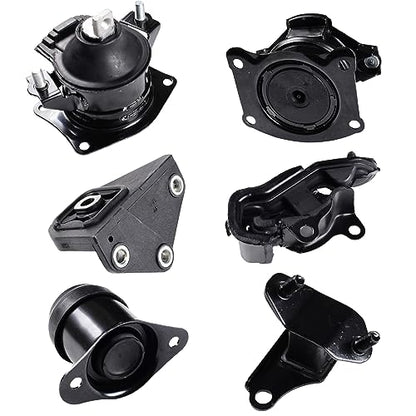 Engine Motor Mount Set Compatible with 2003-2007 Honda Accord 3.0L V6 Replaces# A4527HY A4526HY A4525 A4544 A4517 A4524 - size: Honda Accord 3.0L 2003-2007