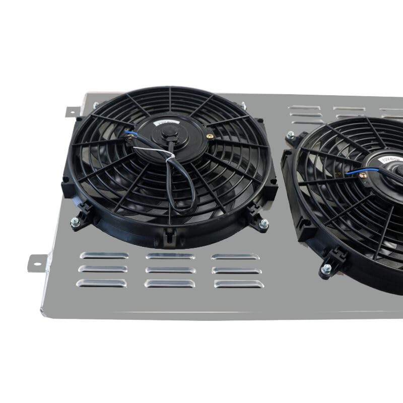 Aluminum Radiator Shroud Fan compatible with 1970-74 Dodge Plymouth Mopar Cars V8