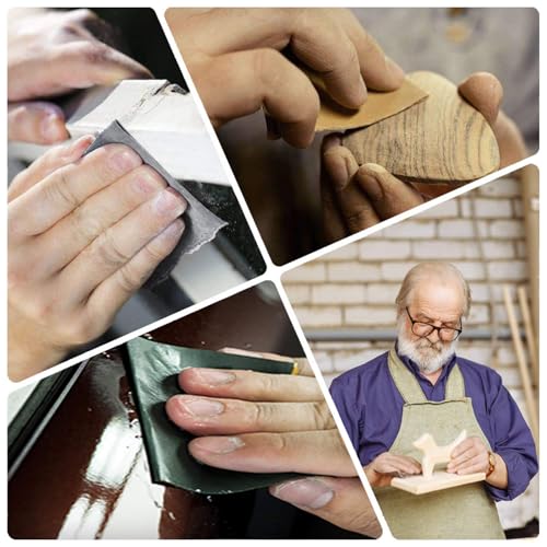 Sandpaper 2000 Grit, Wet Dry Sanding Sheets, High Performance Sand Paper for Wood Furniture Finishing, Metal Grinding, Automotive Polishing, 9 x 11 inches, 15-Sheets - size: 2000 Grit, 15 Sheets, 9 x 11 inches