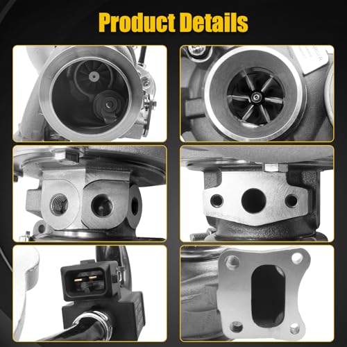 25207489 Turbo Charger Fit Chevy Malibu 1.5L 2016 2019 2017 2018 2020 2023, 12687057 12669064 Turbo Charger Assembly Kit w/Gaskets Fit 16-23 Malibu LS LT L4 Engine