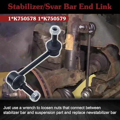 2* K750578 K750579 Front Sway Bar Link - Reduce SUV Body Roll - color: 1*K750578 1*K750579, size: Sway Bar Link