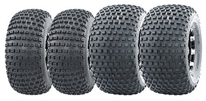 WANDA Set 4 4 UTV ATV Tires 20x7-8 20x7x8 Front & 22x11-8 22x11x8 Rear 4PR
