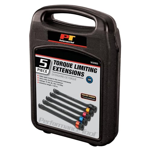 Performance Tool W32903 5-Piece Torque Limiting Extension Set - style: 5-Piece Torque Limiting Extension Set