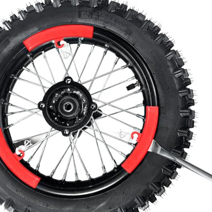 Dirt Bike Rear 80/100-12 3.00-12 Front 60/100-14 2.50-14 Tire and Inner Tube for PW80 CRF70 CRF110 XR70 KLX110 TTR90 TTR110 RM60 RM65 DRZ110 TaoTao DB14 SSR Apollo Coolster Pit Bike Motorcycle