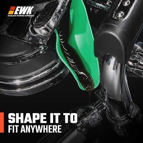 EWK Flexible Oil Funnel, Moldable & Reusable, 1Pc