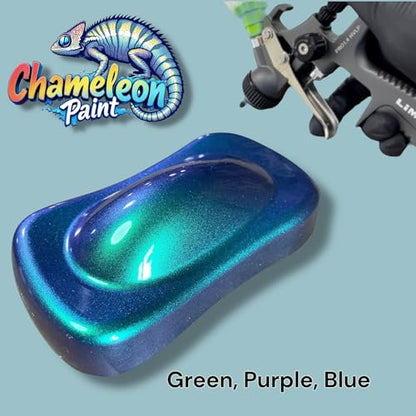 LiME LiNE Chameleon Color Changing Urethane Basecoat: Ready to Spray: (Green, Purple, Blue) 1 Pint - color: Green, Purple, Blue