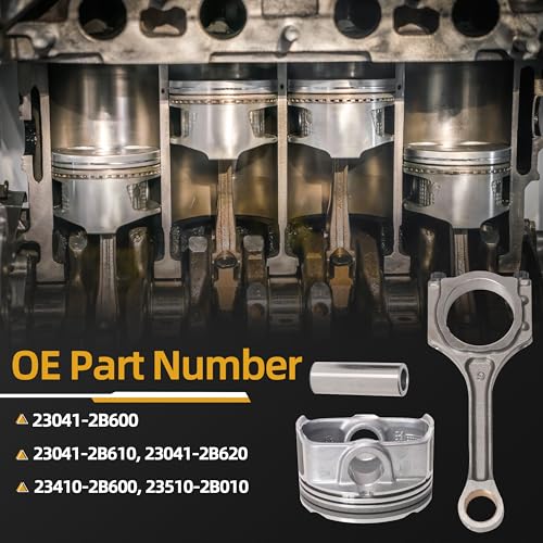 Connecting Rod Piston Kit fits for Kia Rio 1.6L DOHC 2010-2017