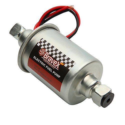 Bravex E8012S Universal Electric Fuel Pump Low Pressure 5-9 PSI 12V w/Installation Kit - color: E8012S(5-9 PSI)