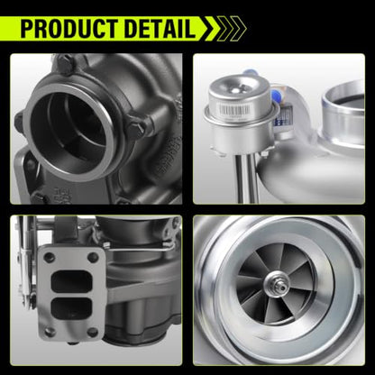 Turbo Turbocharger Kit for Dodge Ram 2500 3500 6L 8V 5.9 1999-2002 - size: 3592766