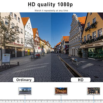 Hikity 9 Inch Backup Camera Monitor Only Quad Split Screen - size: 9 Inch+Control Line
