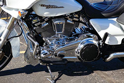 Kuryakyn 6414 Chrome Precision Cover for Harley Stock Coolant Pump on 2017-2018 Twin Cooled Milwaukee-Eight Electra, Road Ultra and Tri Glides