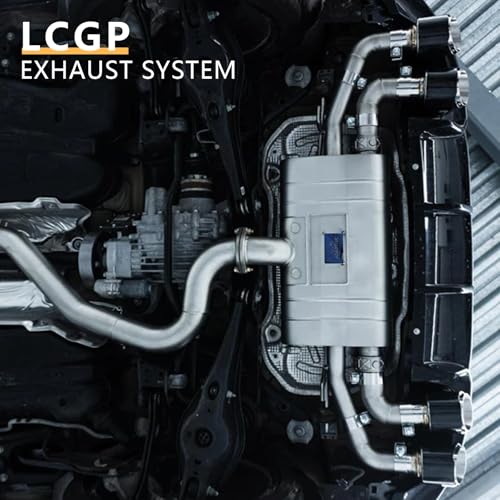 LCGP 2.5" Custom Mandrel Straight Exhaust Pipe, 18" Long, Made of Mild Steel Fit 2.5 Inch Exhaust System - size: 2.5 Inch, style: 18" Long