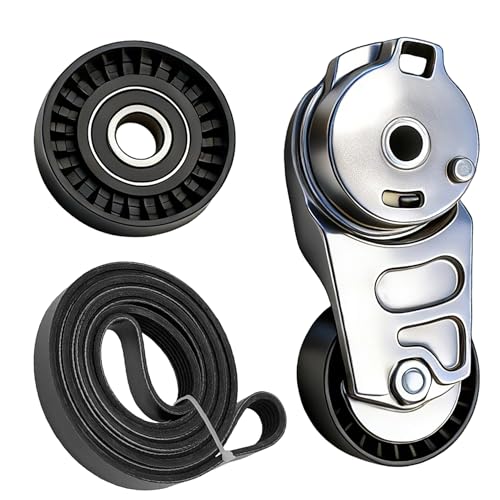Serpentine Belt Kit with Tensioner and Idler Pulley For Volkswagen Routan - size: Routan (09-10) 4.0L V6 GAS