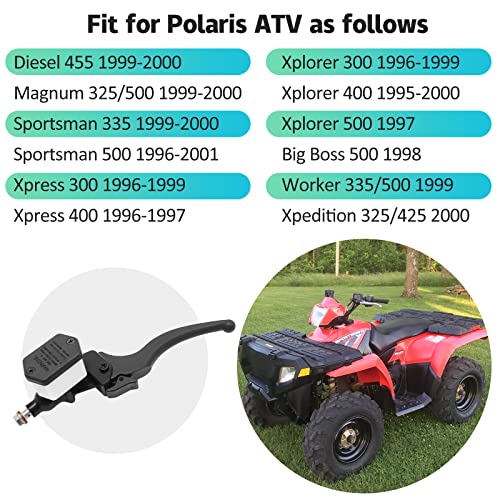 2050078 Front Brake Master Cylinder for Polaris Sportsman 500 335 Xplorer 500 400 300 Magnum 500 325 Xpress 400 300 Diesel