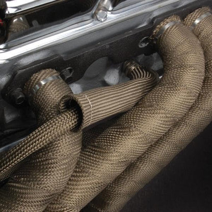 Design Engineering Titanium Exhaust Wrap 1" x 50' Lava Rock Technology - color: Titanium, size: 1" x 50'
