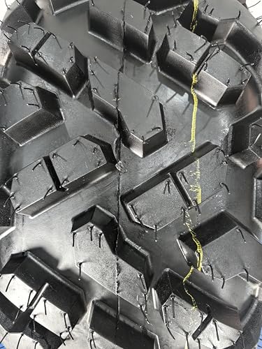 AT25x8-12 ATV Tires ATV＆UTV Trail Sand Off-Road Tires 25x8-12, All Terrain Tires 18mm Tread Depth 25x8x12-6 PR, Tubeless 2PCS - size: DJ1001 25X8-12