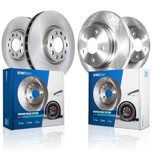 Detroit Axle - Brake Rotors for 2016 2017 2018 Buick Envision, Disc Brake - size: 4R53860/kit