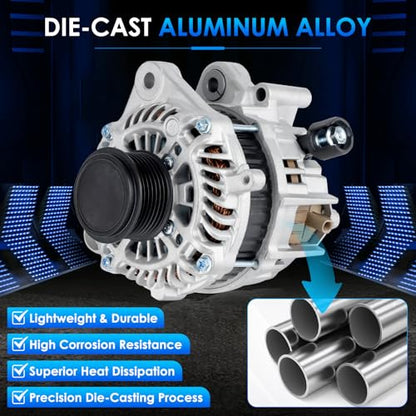 Car Alternator 14489 110A Fit for Honda Accord 2013-2017 2.4L L4 - size: #14489, 11999 Alternator