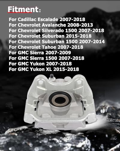 cciyu Rear Left & Right Disc Brake Calipers w/Bracket 18-B5030 18-B5031 - size: Rear[18-B5030+18-B5031]