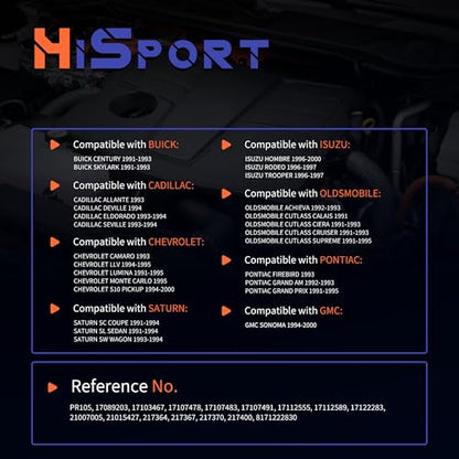 HiSport 17089203 Fuel Injection Pressure Regulator 3.0BAR - size: HSFPR105