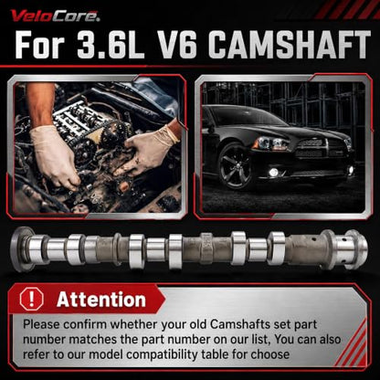 5184377AG Left Exhaust Camshaft 3.6L Pentastar V6 Engine 5184377AH - size: Left Side Exhaust