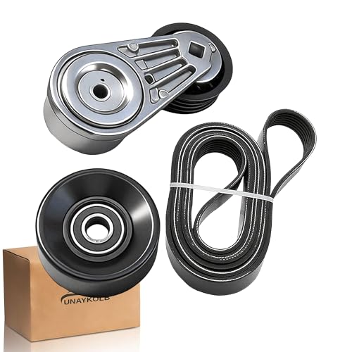 Serpentine Belt Kit With Tensioner And Idler Pulley For Ford Mustang 05-10 - size: Ford Mustang 4.0l V6 (05-10)
