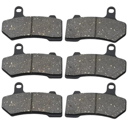 Front and Rear Brake Pads Replacement for Harley Road Glide 2008-2021, for FLHX Street Glide 2008-2022, for Road King 2008-2022, for FLHTCU Ultra Classic Electra Glide 2008-2015