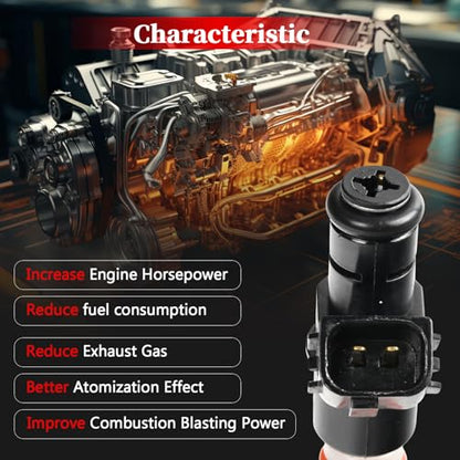 16450RAAA01, 16450RADL61 Fuel Injectors-4PCS - size: FJ484(4PC)