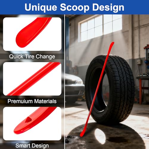 Tire Bead Breaker Tool with Tire Hammer and 30inch Tire Iron and 38inch Tire Bar for Tire Changing Tool Tire Changer Kit - style: Tire Hammer+S Tire Bar+L Tire Bar