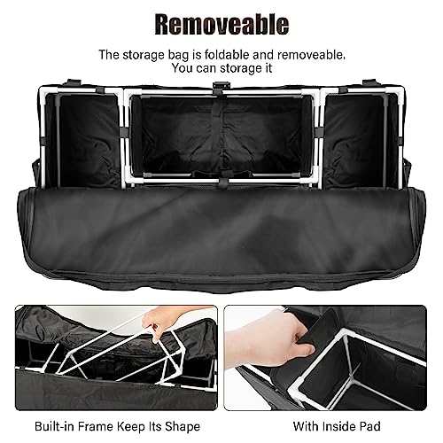 SUNPIE ATV Soft Cargo Bags with Seats Cushion Pad with Upgrade Zipper - color: Camo