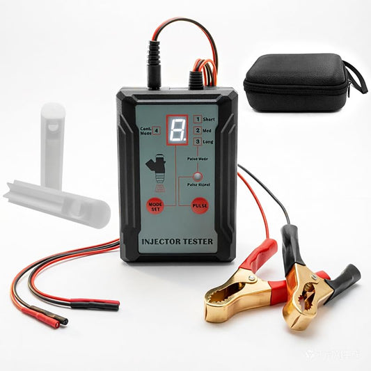 Upgraded Fuel Injector Tester and Cleaner Kit with 2 Adapters - color: Normal version 2 adapters