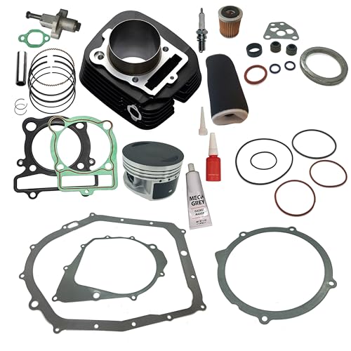 Cylinder Piston Gasket TOP Oil AIR Filter END KIT Set FITS Yamaha Bruin 350 2004 2005 2006