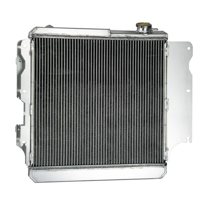 4 Row Radiator Shroud Fan For Jeep Wrangler TJ YJ 2.4-4.2L 87-06 - size: 4 Row Radiator+Shroud Fan