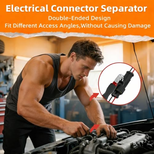 7PCS Automotive Electrical Disconnect Pliers Set with Leather Storage Case