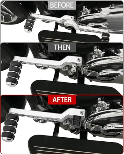 Heel/Toe Shifter Shaft Cap End Cover Compatible with Harley 1986-2017 FL Softail, 1988-2025 Touring Road King Street Electra Glide, 2008-later Trike Models (Black) - color: Black