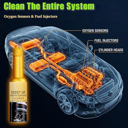 4Pack Boost Up Catalytic Convertor Cleaner, Auto Parts Engine - color: 4 Pack: Catalytic Convertor Cleaner