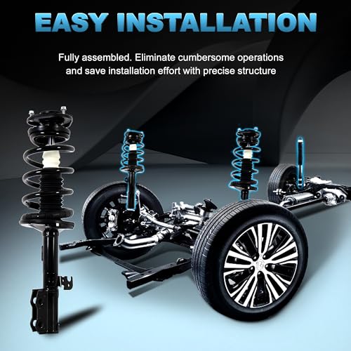 172114 172115 Front Strut Assembly Compatible with 2003-2008 Toyota Corolla - size: 172114 172115