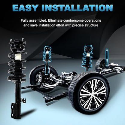 172114 172115 Front Strut Assembly Compatible with 2003-2008 Toyota Corolla - size: 172114 172115
