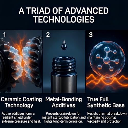 Tri-Ex2 Ceramic Full Synthetic 75W-90 Gear Oil - 3 Quart Box - color: 75W-90, size: 3 Quart Pack