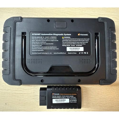 2026 FOXWELL Scanner NT809BT OBD2 Scanner Diagnostic Tool with 30+Resets, All System Bidirectional Scan Tool for All Vehicles, CAN-FD, FCA Autoauth, 3-Yr Free Update, AutoVIN, Wireless 65-Foot, Black - color: NT809BT Bidirectional Scanner Black
