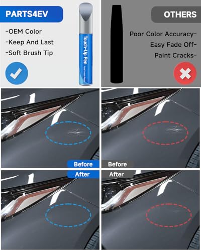 Touch Up Paint Compatible with Toyota Exact Match Touch Up Paint Car Scratch Repair (Celestite Gray Metallic （1K3）) - color: Celestite Gray Metallic （1K3）