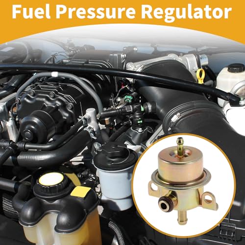 Car Fuel Injection Pressure Regulator for BMW 325 1986-1988 94411019803/PR80 Aluminum Alloy 20-70 Psi Corrosion Resistant 1 Pc
