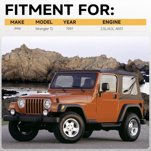 38.26-40.62'' Front Drive Shaft Fit For Jeep Wrangler - size: 65-9765; Front; 38.27in - 40.63in